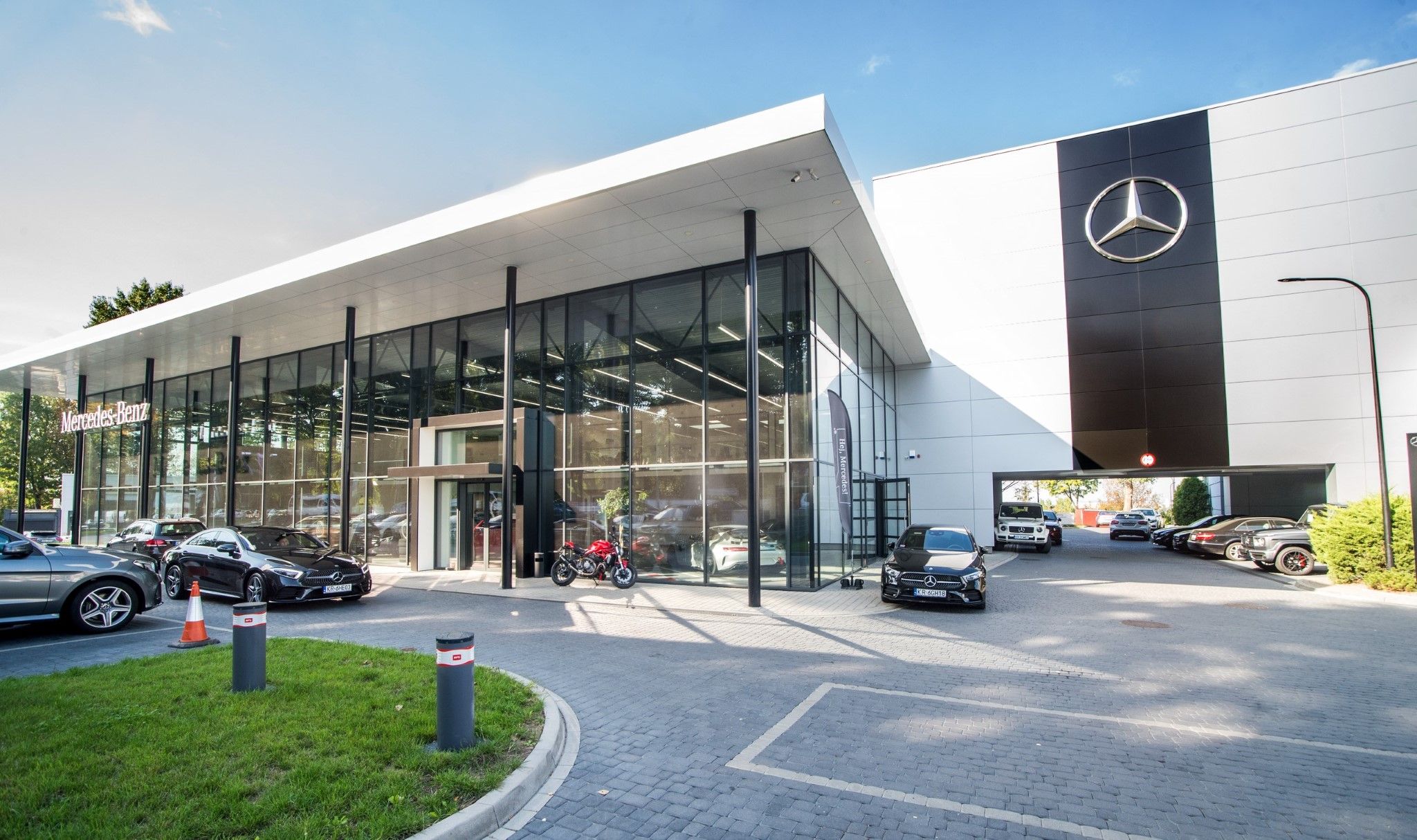 witryna Mercedesa w Krakowie