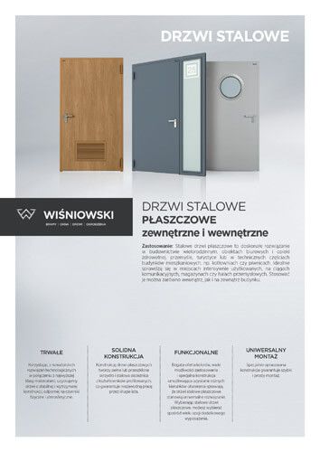 Drzwi stalowe płaszczowe