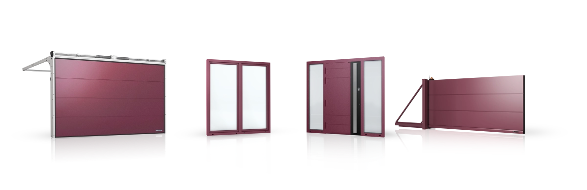 Bramy, okna, drzwi, ogrodzenia w jednym designie