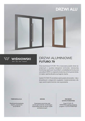 Drzwi aluminiowe FUTURO 79