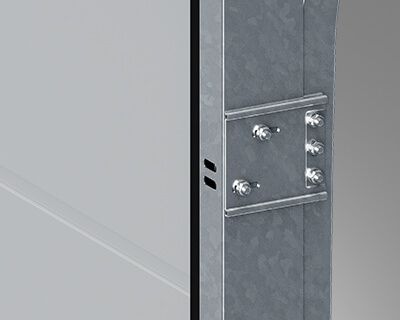 Skręcane prowadnice z ościeżnicą