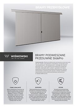 Bramy podwieszane przesuwne SlidePro