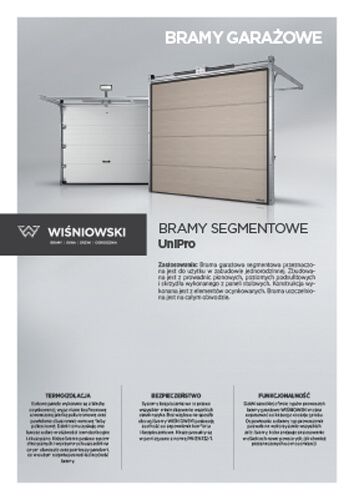 Bramy segmentowe UniPro