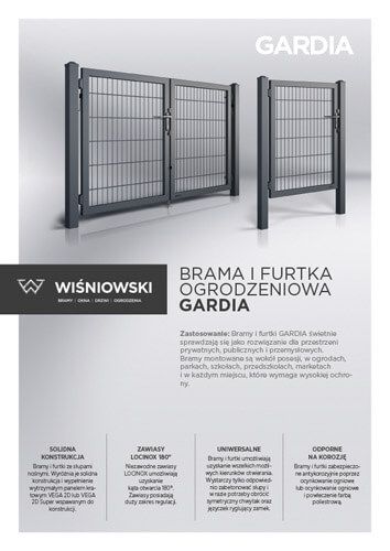 Brama i furtka ogrodzeniowa GARDIA
