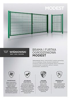 Brama i furtka ogrodzeniowa MODEST