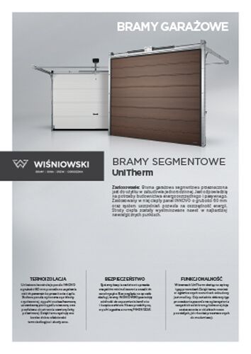 Bramy segmentowe UniTherm