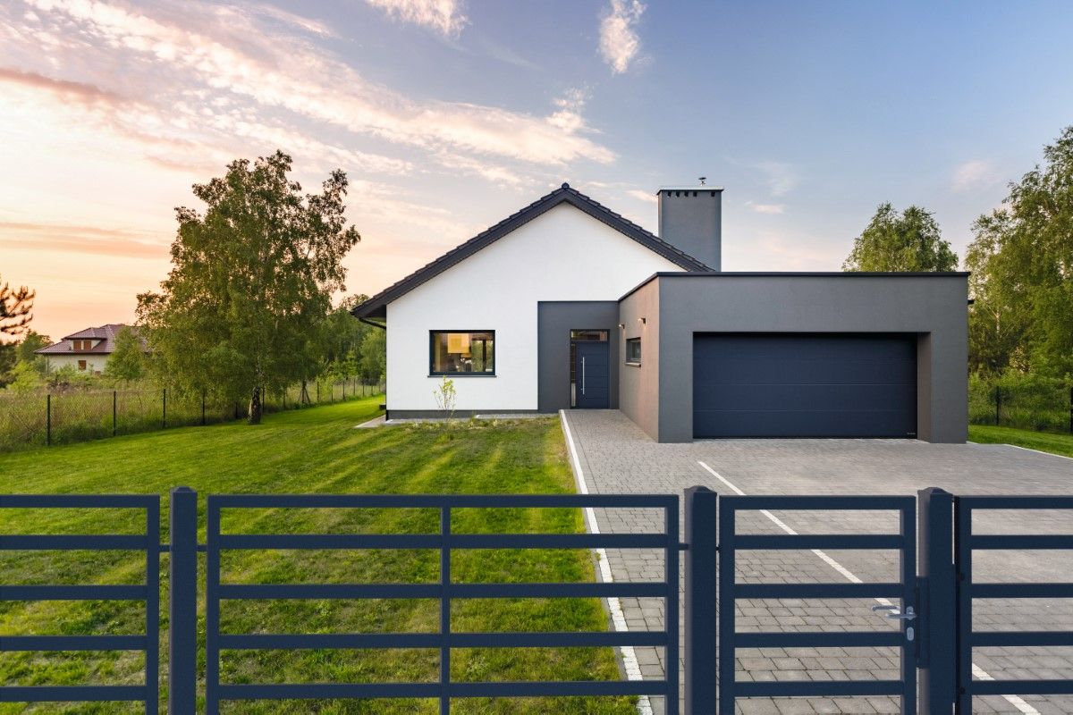 HI 2.0 Brama Unitherm, drzwi CREO, ogrodzenie MODERN AW.10.114