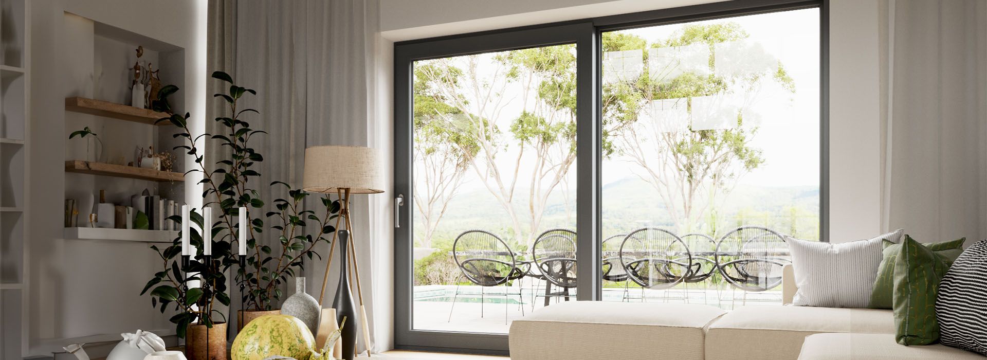 Trwałe drzwi tarasowe