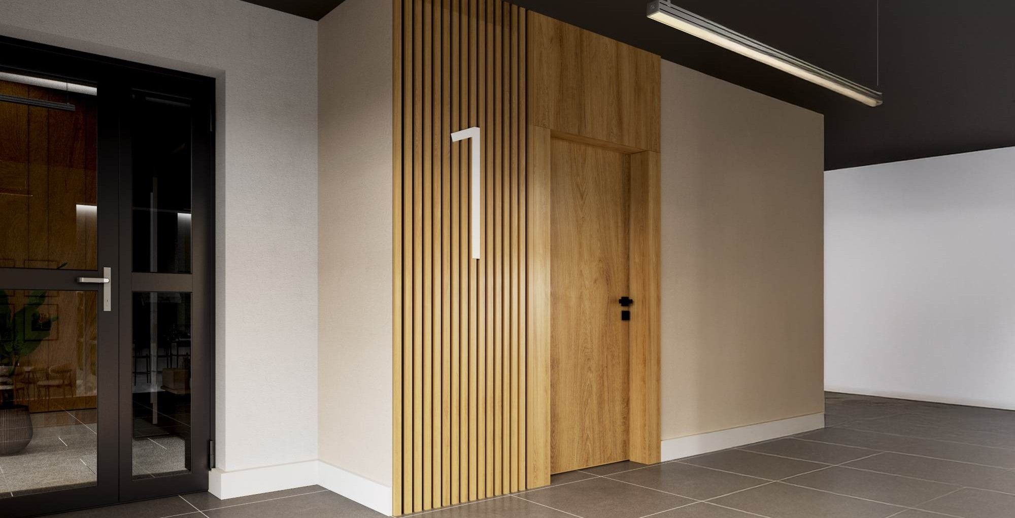 Drzwi wewnątrzklatkowe ENIRO dla budownictwa wielorodzinnego