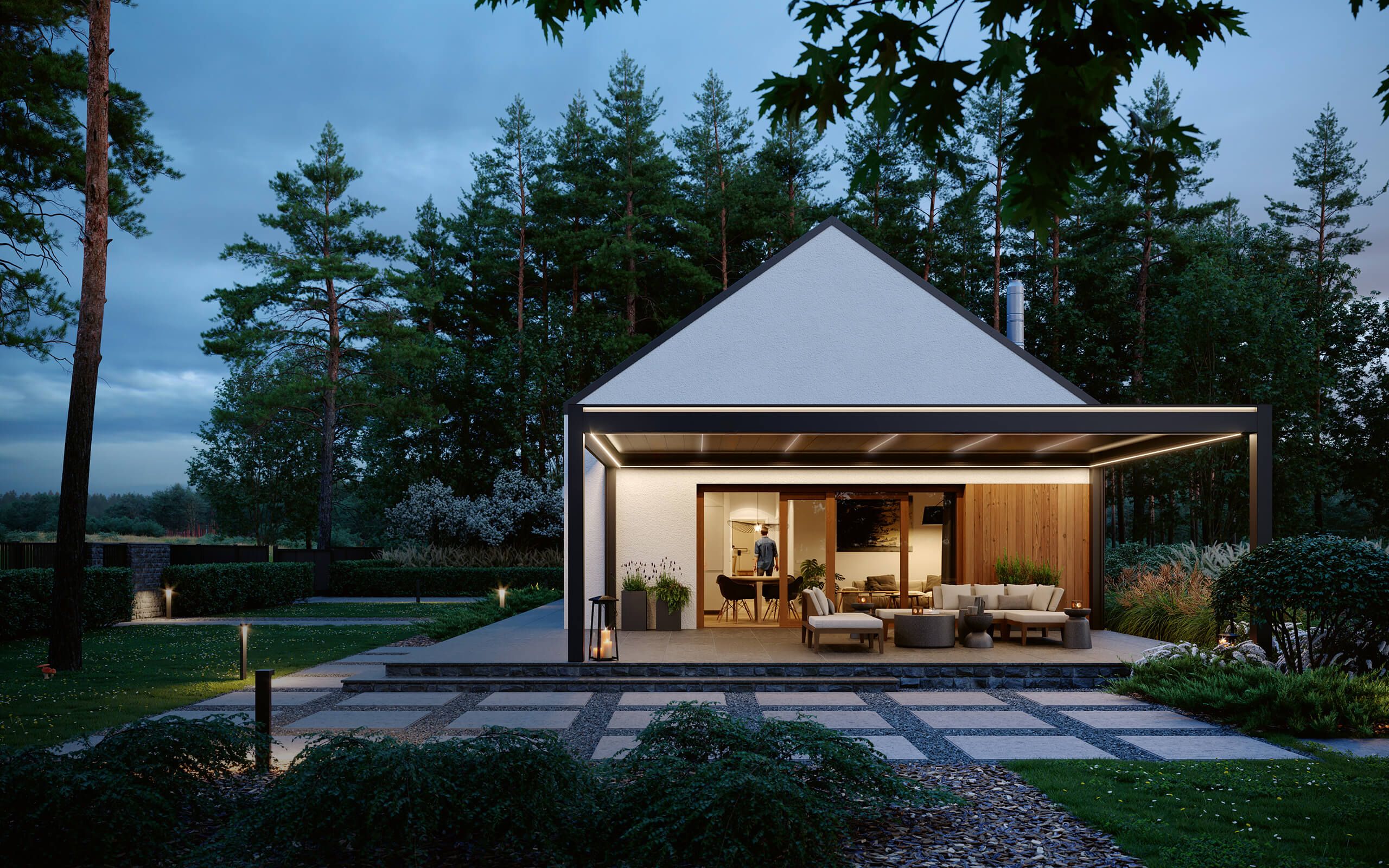 Smart home w ogrodzie – pergola ECHO już dostępna. Architekt IARP wskazuje jej wzornicze i funkcjonalne zalety