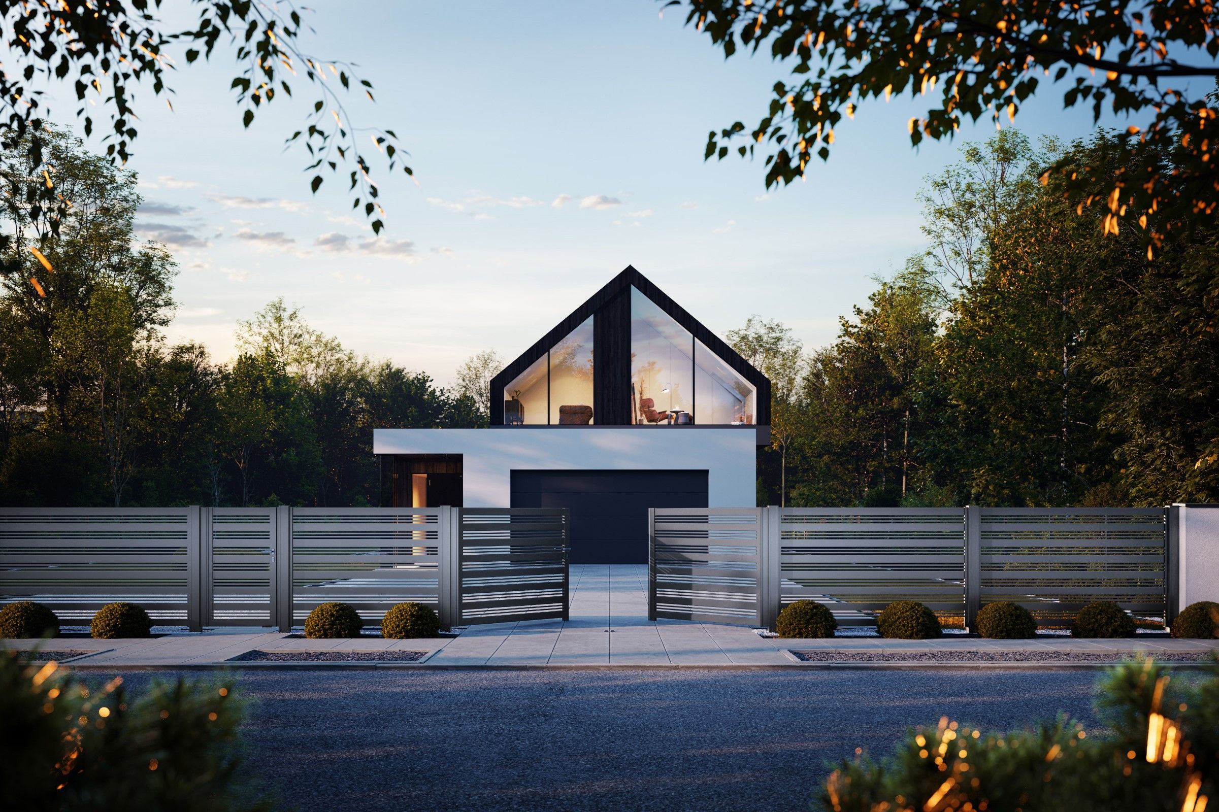 Nowe, lekkie ogrodzenia aluminiowe