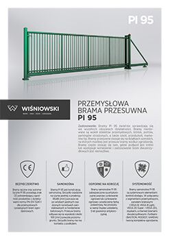 Przemysłowa brama przesuwna PI 95